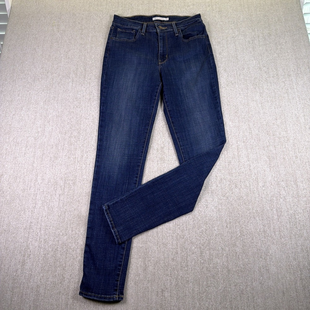 Levi's Jeans 721 Women Size 29x 32 High‎ Rise Skinny Stretch Dark Wash